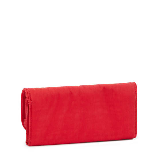 Kipling Money Land Snap Wallet Wallets Red Rouge | CA 2193GS